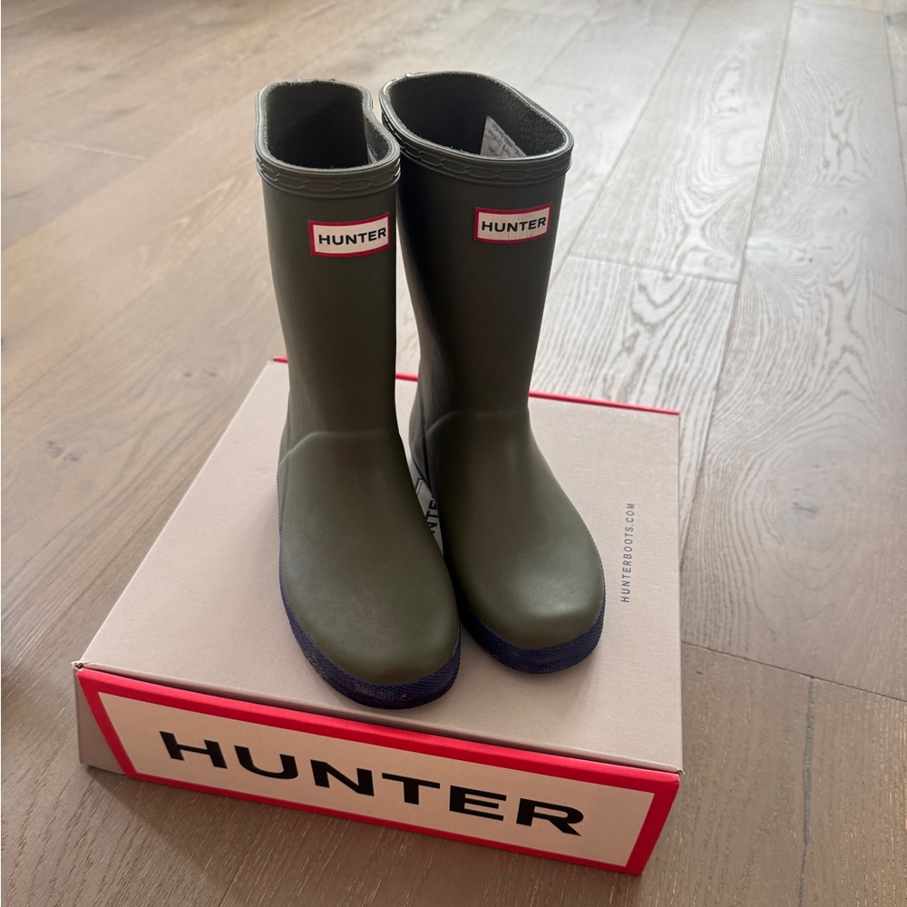 Hunter Boys Rain Boots 13/1
